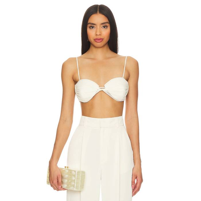 Mybestfriends 【 Twisted Lilibeth Top Women Ecru 】 レディースファッション トップス その他 レディース
