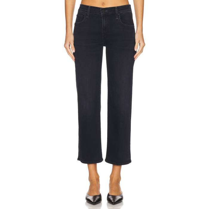 Mother 【 Petite Lil' Mid Rise Zip Rambler Jeans In Night Jeans In Venice Women Night In Venice 】 【小さめ】 ミッド ライズ ジーンズ ナイト レディース ナイト｜スニケス 44,135円