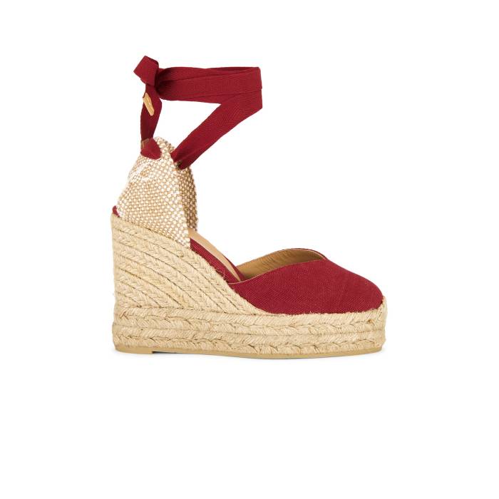 Castaner 【 Chiara Espadrille Women Canvas Rojo Carm?N 】 靴 レディース靴 サンダル エスパドリーユ レディース