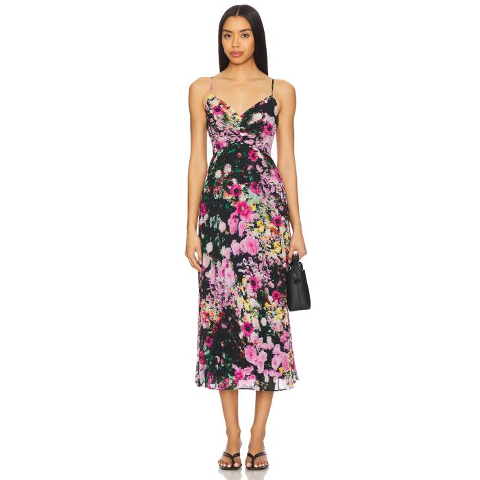 スティーブマデン Steve Madden 【 Ray Dress Women Black Multi 】 御召しもの レディース 黒いこと 黒いこと