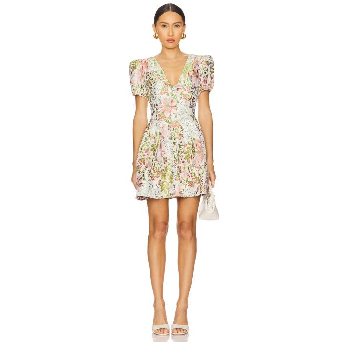 Elliatt 【 Calaantha Puff Sleeve Mini Dress Women Multi 】 Sleeve スリーブ ドレス レディースファッション ドレス レディース