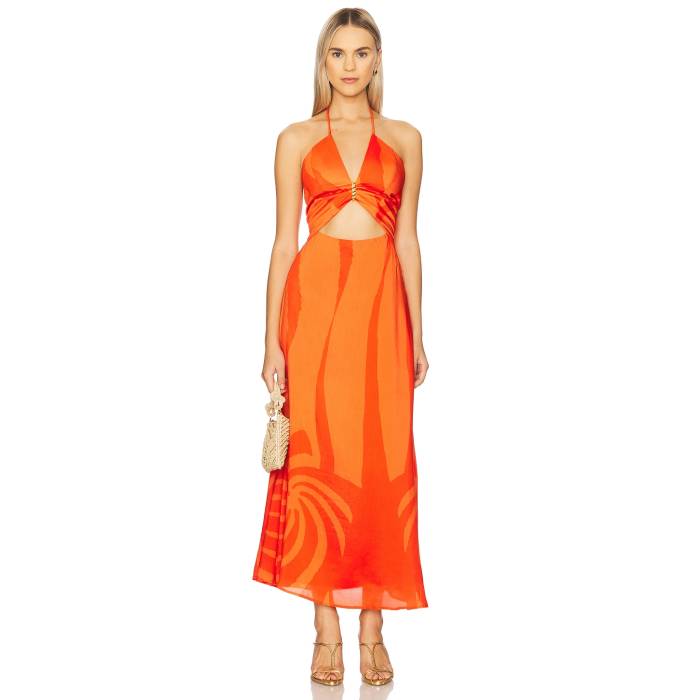 Vix Swimwear 【 Aurea Long Dress Women Cherie 】 ドレス レディースファッション ドレス レディース