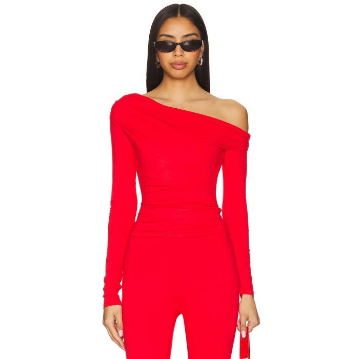 Afrm 【 Bria Top Women Risky Red 】 レディースファッション トップス その他 レディース Red 赤・レッド 18,104円