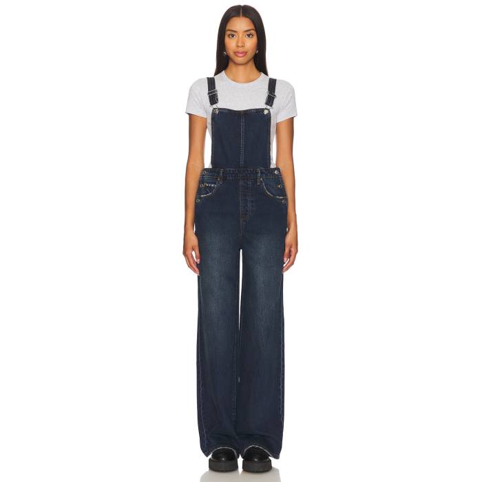 Grlfrnd 【 Sadie Wide Leg Overalls Jeans Women Goleta 】 サディ ジーンズ レディースファッション その他 レディース 18,690円