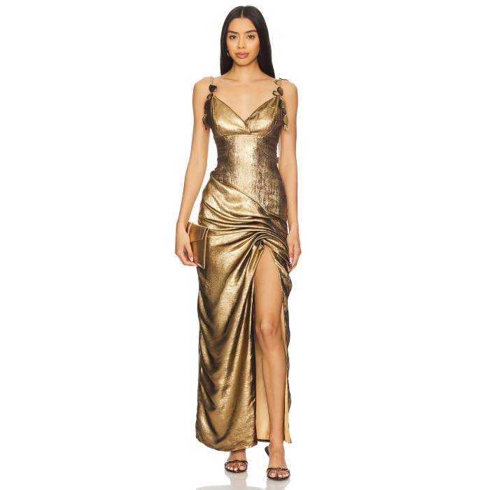 ヤウラ Yaura 【 Ileri Dress Women Gold 】 ドレス レディース ゴールド|スニケス