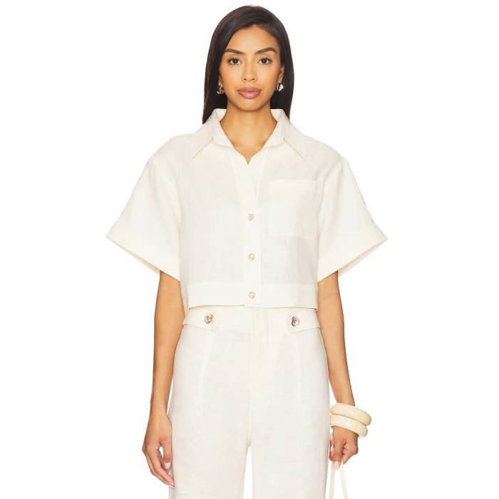 Hevron 【 Ellison Top Women Ivory 】 レディースファッション トップス タンクトップ レディース アイボリー