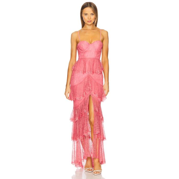 Majorelle 【 Zelda Fitz Gown Women Passionfruit Pink 】 フィッツ レディース pink サクラ色