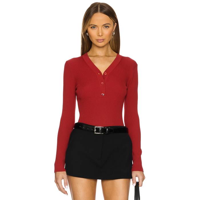 Samsoe Samsoe 【 Saleonore V-Neck Women Scarlet Sage 】 Vネック レディースファッション トップス その他 レディース