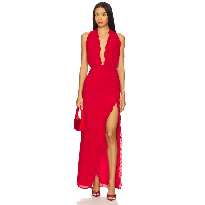 More To Come 【 Estrella Maxi Dress Women Red 】 ドレス レディースファッション ドレス レディース Red 赤・レッド
