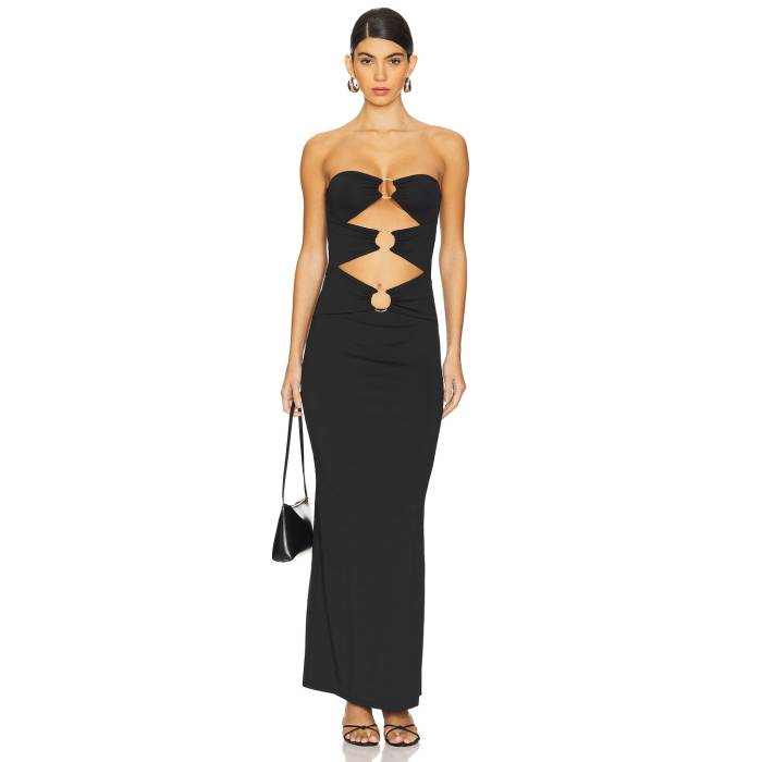 Superdown 【 Luciana Maxi Dress Women Black 】 ドレス レディース 黒色 ブラック｜スニケス