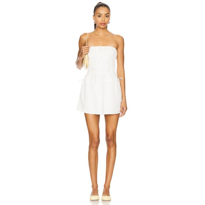 More To Come 【 Alba Strapless Dress Women White 】 お召しもの レディース 白いこと 白いこと