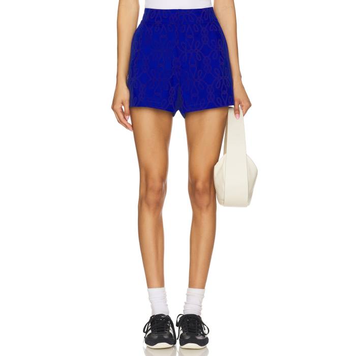 Malbon Golf 【 Solene Trouser Shorts Women Blue 】 ショーツ レディースファッション ボトムス パンツ レディース 青色 ブルー