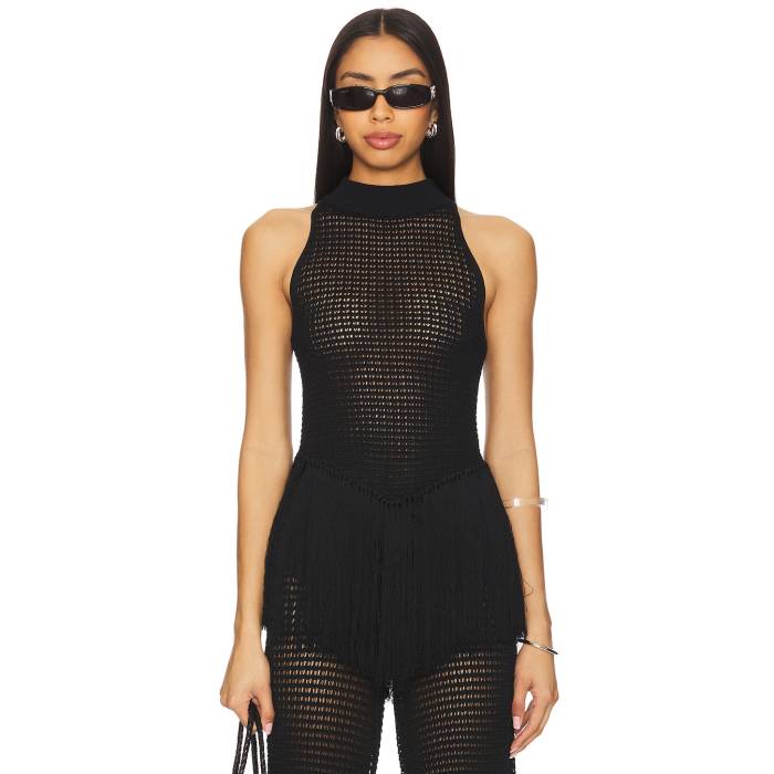 Devon Windsor 【 Titan Top Women Black 】 レディースファッション トップス タンクトップ レディース 黒色 ブラック