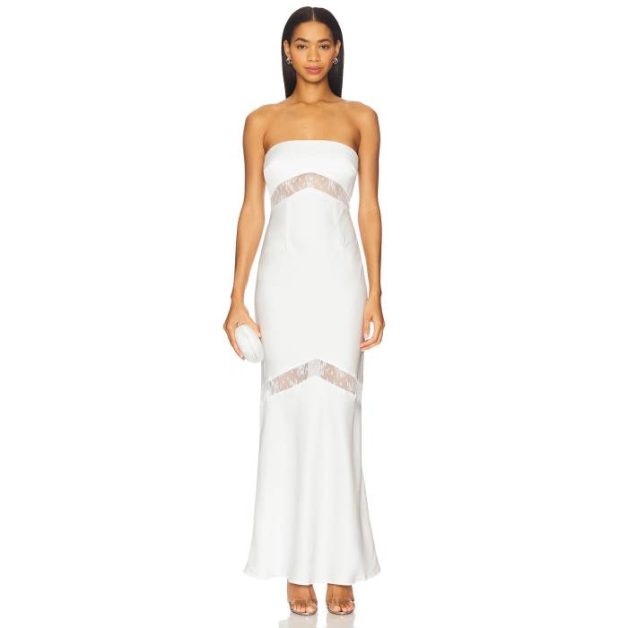 Runaway The Label 【 Melrose Strapless Maxi Dress Women White 】 ドレス レディースファッション ドレス レディース 白色 ホワイト 26,838円