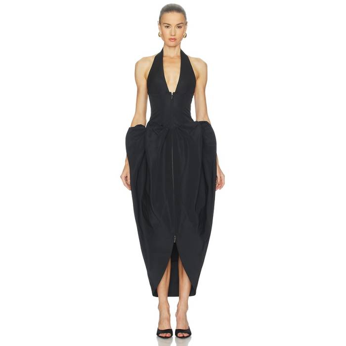 Cult Gaia 【 Samya Dress Women Black 】 御召しもの レディース 黒いこと 黒いこと