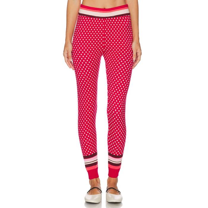 フリーピープル Free People 【 X Intimately Falala Legging In Red Peppermint Dot Women Red Peppermint Dot 】 Red 赤・赤いこと レディース Red 赤・赤いこと