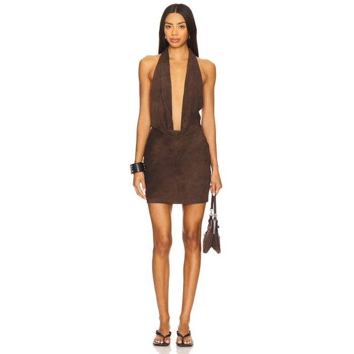Understated Leather 【 Liv Dress Women Chicory 】 お召しもの レディース