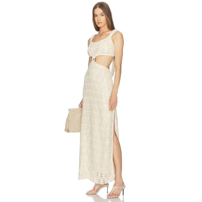 Azulu 【 Capri Dress Women Ecru 】 御召しもの レディース