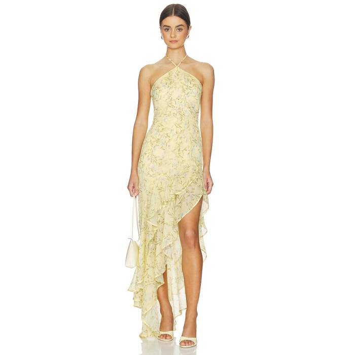 アマンダアプリチャード Amanda Uprichard 【 Carlina Dress Women Cornsilk 】 お召しもの レディース
