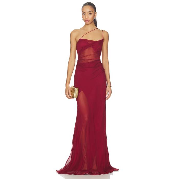 The Sei 【 Strappy Diaphanous Gown Women Brick 】 レディース