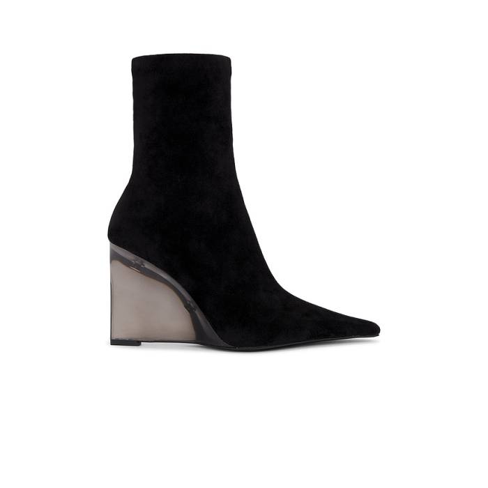 ジェフリーキャンベル Jeffrey Campbell 【 Beth-Ann Boot Women Black Suede Combo 】 ブーツ レディース 黒色 ブラック スエード・スウェード｜スニケス