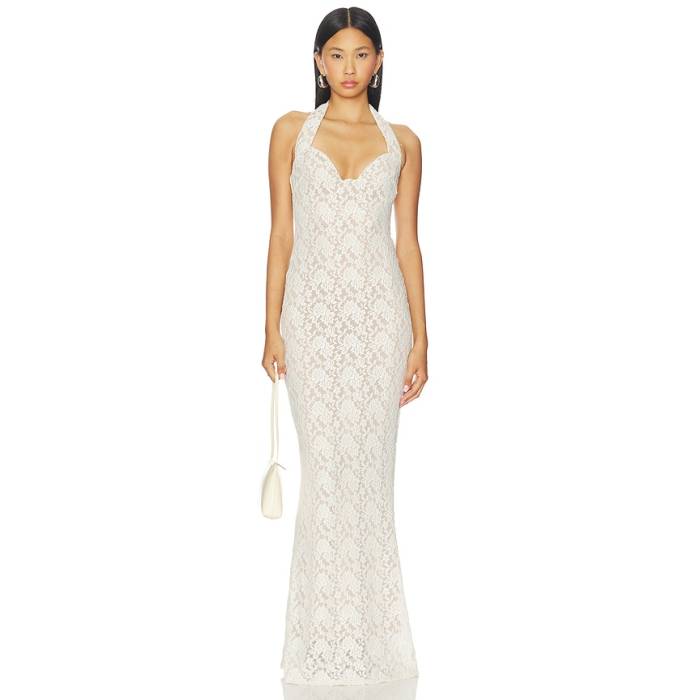 Nookie 【 Mystique Halter Gown Women Ivory 】 レディース 象牙色