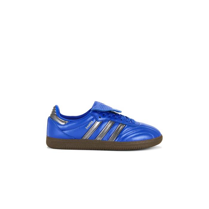 アディダス Adidas Originals 【 Samba Lt Women Hi-Res Blue, Core Black \u0026Amp; Gum 4 】 サンバ レディース 中核グループ 黒いこと 黒いこと