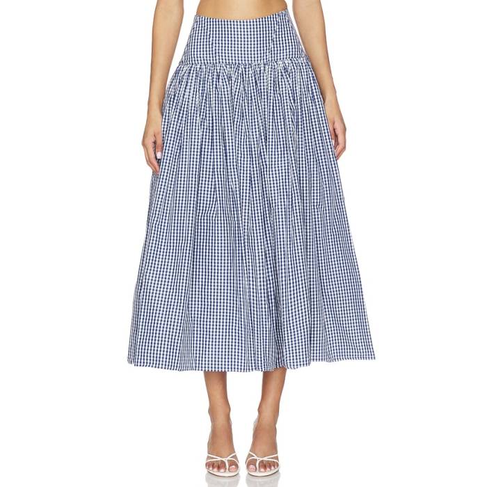 Alexis 【 Havara Skirt Women Navy \u0026Amp; White 】 レディース 紺色 米国海軍 白いこと 白いこと