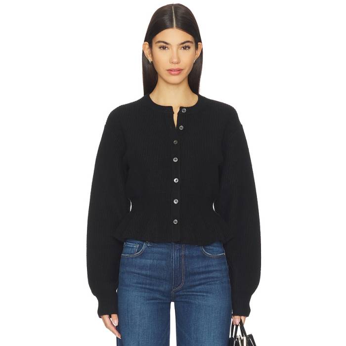 ページ Paige 【 Roslin Cardigan Women Black 】 ジレー レディース 黒いこと 黒いこと