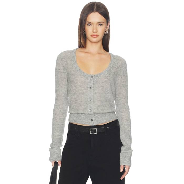 ペイジ Paige 【 Fortuna Cardigan Women Heather Grey 】 カーディガン レディース heather ヘザー 灰色 グレー｜スニケス
