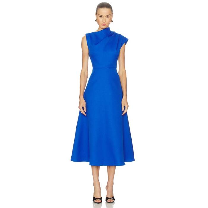 Elliatt 【 Rafaela Midi Dress Women Blue 】 ドレス レディース 青色 ブルー|スニケス