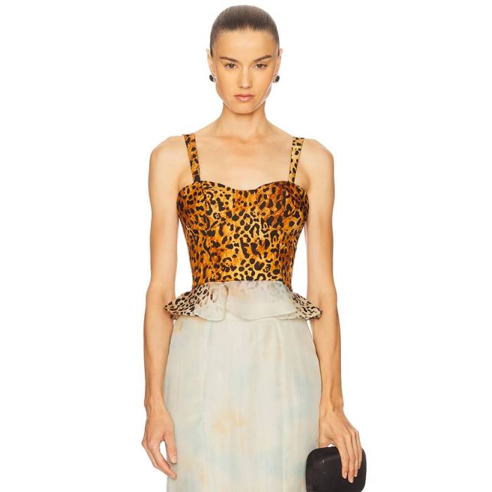 La Fuori 【 Audrey Periwinkle Embroided Bralette Women Wild Horizon Print 】 レディース wild ワイルド