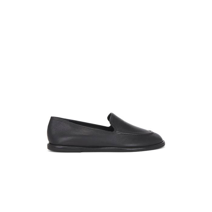 Raye 【 X Emma Leger Gemma Loafer Women Black 】 置き目毛皮 シューズ レディース 黒いこと 黒いこと