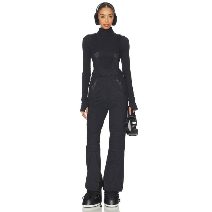 Rudsak 【 Oksana Jumpsuit Women Monogram Black 】 飛び降りる背広 レディース 黒いこと 黒いこと