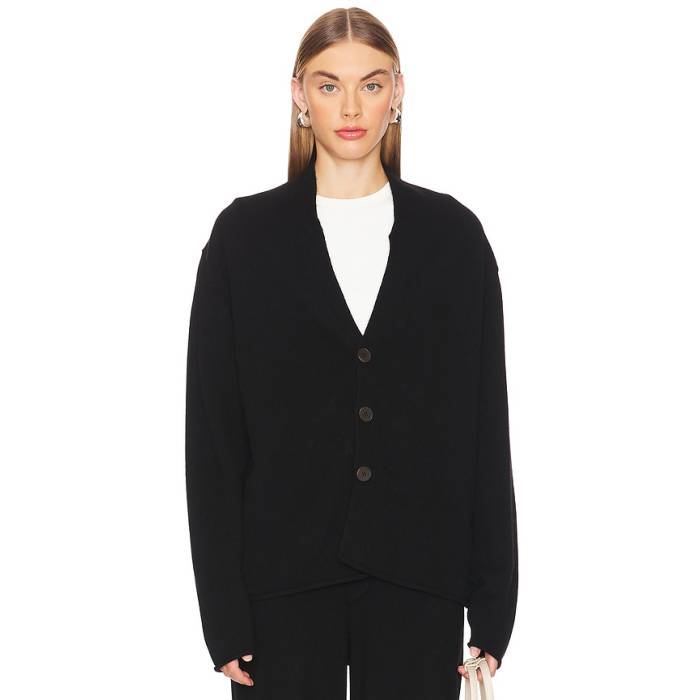 Guest In Residence 【 Everywear Cardigan Women Black 】 ジレー レディース 黒いこと 黒いこと