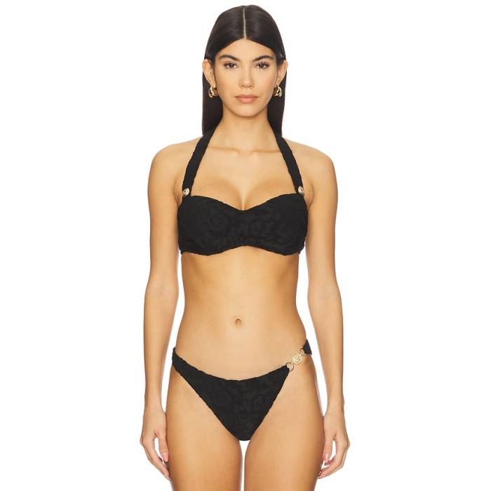 L\u0027agence 【 Sally Bikini Top Women Black 】 レディース 黒いこと 黒いこと