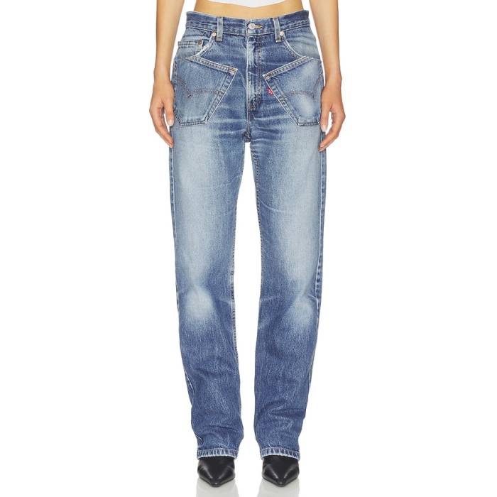 Aligrace 【 Avant Pocket Jean Women Medium \u0026Amp; Dark 】 レディース