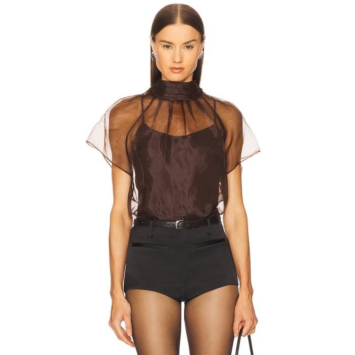 Simkhai 【 Feyre Top Women Chocolate 】 レディース