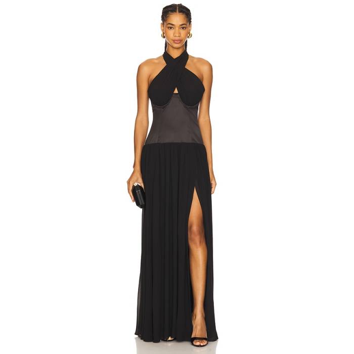 Majorelle 【 Tia Maxi Dress Women Black 】 お召しもの レディース 黒いこと 黒いこと