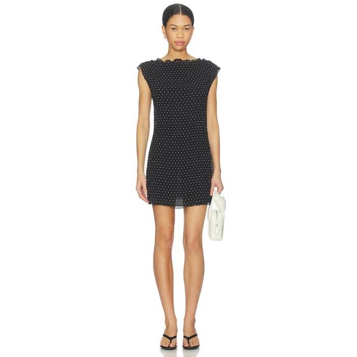 ライオネス Lioness 【 Mariner Mini Dress Women Noir Polka 】 マリナー お召しもの レディース