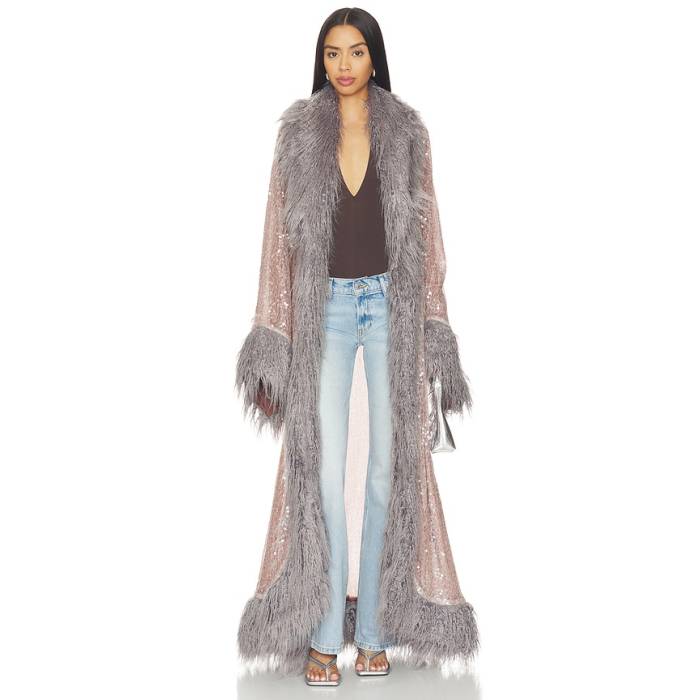 Understated Leather 【 Heartland Robe Women Lavender \u0026Amp; Grey 】 レディース 薄墨色 薄墨色