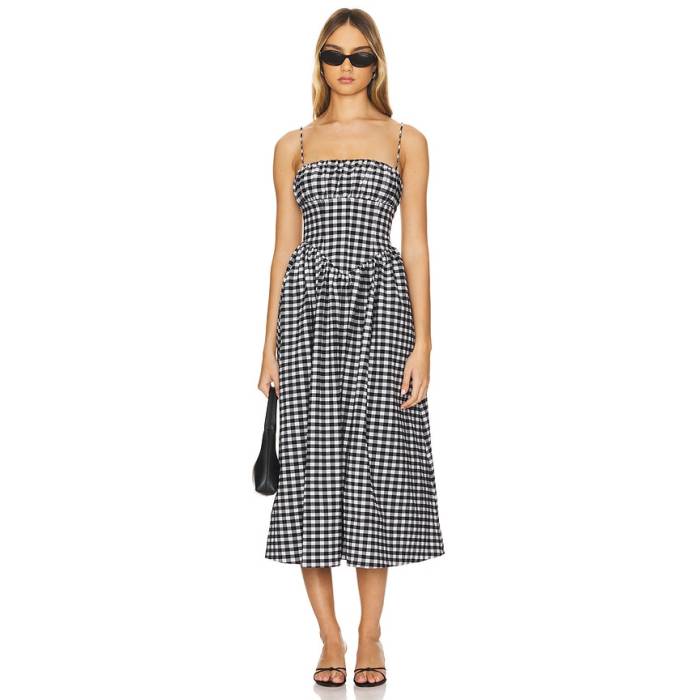 Ronny Kobo 【 Barrett Dress Women Black \u0026Amp; White 】 お召しもの レディース 黒いこと 黒いこと 白いこと 白いこと