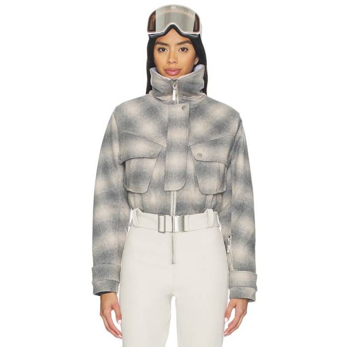 Cordova 【 Telluride Ski Suit Women Plaid Smoke \u0026Amp; Stone 】 背広 レディース