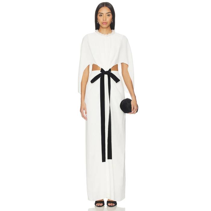 Simkhai 【 Annette Cape Gown Women Ivory Multi 】 レディース 象牙色