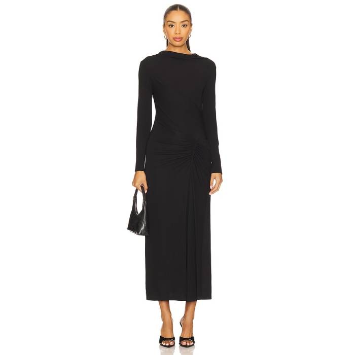 Simkhai 【 Ferrera Midi Dress Women Black 】 お召しもの レディース 黒いこと 黒いこと