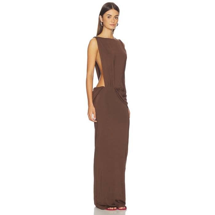 Superdown 【 Dallyn Maxi Dress Women Brown 】 ドレス レディース 茶色 ブラウン|スニケス