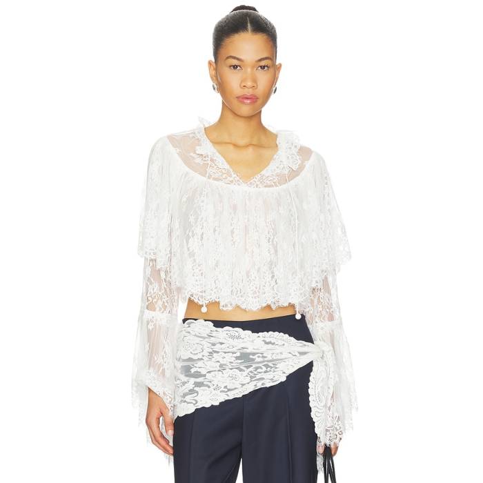 Sea 【 Holden Embroidery Longesleeve Blouse Women White 】 レディース 白いこと 白いこと