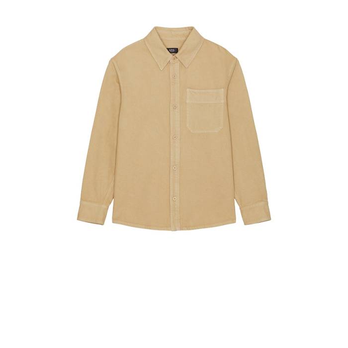 アー・ペー・セー A.p.c. 【 Basile Brodee Poitrine Surchemise Men Beige 】 メンズ ベージュ｜スニケス