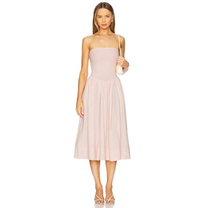フリーピープル Free People 【 X Free-Est Onda Tube Midi Dress Women Pink Nectar 】 お召しもの レディース pink サクラ色