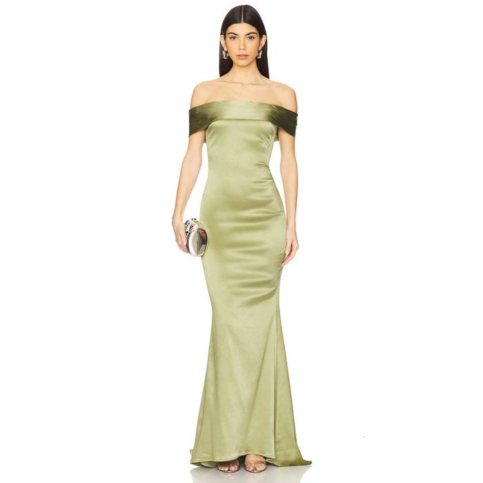 Michael Costello 【 X Revolve Margit Gown Women Sage 】 レディース